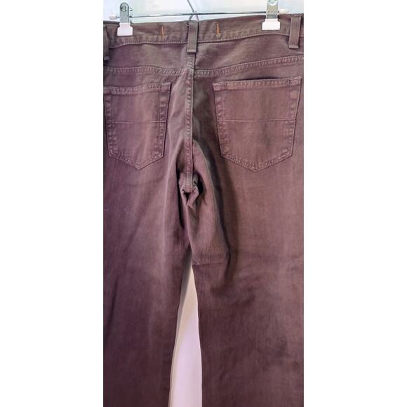 VTG Y2K Axist Men's Classic Brown Denim Jeans Size 32x30 Straight Fit - Picture 5 of 9